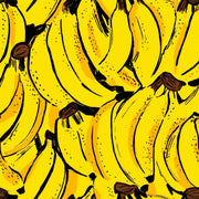 Banana Pattern Wallpaper Tropical Fruit Removable Bright Yellow Wall Double Roll design