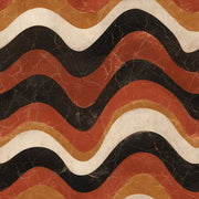 Mid Century Modern Wallpaper Retro Geometric Removable Wall Decor design