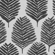 Fern Fronds Wallpaper Botanical Removable Black And White Wall Double Roll design