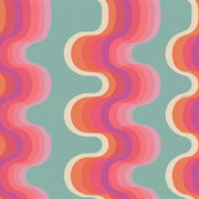 Mid Century Modern Wallpaper Retro Abstract Decorative Mural design