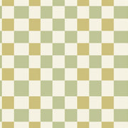 Checkered Wallpaper Gingham Inspired Removable Sage Green Wall Double Roll design