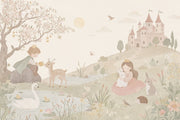 Fairytale Landscape Wallpaper Storybook Princess Wall Mural design