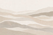 Abstract Landscape Wallpaper Neutral Hills Modern Mural Wall Mural design