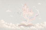Fairy Tale Castle Wallpaper Storybook Sky Wall Mural design