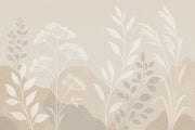 Wildflower Grasses Wallpaper Neutral Botanical Wall Mural design