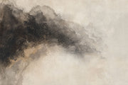 Abstract Plaster Texture Wallpaper Charcoal Beige Wall Mural design