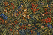 Dark Tropical Jungle Wallpaper Exotic Birds And Pond Lilies Wall Mural design