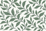 Trailing Vine Branches Wallpaper Minimal Botanical Wall Mural design
