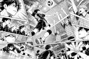 Manga Volleyball Match Wallpaper Black And White Sports Wall Mural design