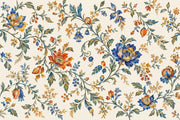 Vintage Botanical Flowers Wallpaper Muted Green Chinoiserie Wall Mural design