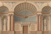 Palace Interior Wallpaper Neoclassical Arches Wall Mural design