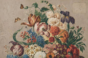 Vintage Flower Bouquet Wallpaper Paper Texture Wall Mural design
