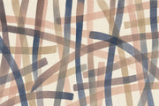 Abstract Brushstroke Stripes Wallpaper Geometric Watercolor Wall Mural design