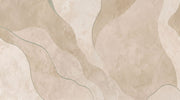 Organic Plaster Texture Wallpaper Neutral Abstract Lines Wall Mural design