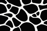 Black And White Abstract Spots Wallpaper Organic Shapes Wall Mural design
