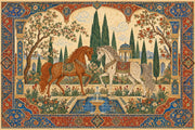 Persian Garden Horses Wallpaper Palace Arch Wall Mural design