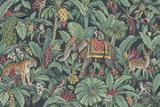 Dark Tropical Jungle Wallpaper Exotic Animals Wall Mural design