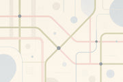 Pastel Transit Map Lines Wallpaper Minimalist Geometric Wall Mural design