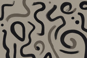 Abstract Brushstroke Wallpaper Black Lines Wall Mural design
