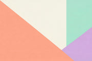 Pastel Geometric Color Block Wallpaper Minimalist Wall Mural design