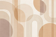 Abstract Arches Wallpaper Mid Century Modern Wall Mural design