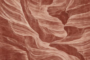 Canyon Rock Texture Wallpaper Terracotta Layers Wall Mural design