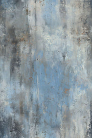 Abstract Patina Wallpaper Distressed Blue Gray Texture design