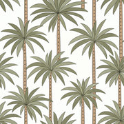 Palm Trees Wallpaper White Background design
