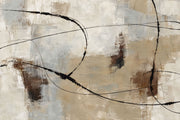 Layered Neutral Brushstrokes Wallpaper Modern Geometric Wall Mural design