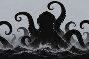 Kraken Tentacles Wallpaper Stormy Sea Wall Mural design