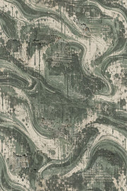 Abstract Plaster Texture Wallpaper Sage Green Grunge Finish design