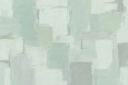 Mint Geometric Blocks Wallpaper Painted Texture Wall Mural design