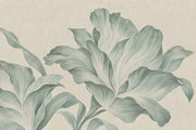 Oversized Botanical Leaves Wallpaper Sage Green Wall Mural design