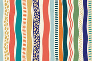 Colorful Abstract Stripes Wallpaper Modern Graphic Wall Mural design