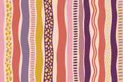 Abstract Wavy Stripes Wallpaper Playful Geometric Wall Mural design