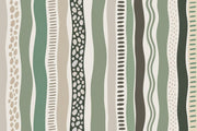 Wavy Vertical Stripes Wallpaper Sage Green Organic Geometric Wall Mural design