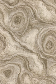 Beige Agate Wallpaper Organic Veining Taupe Mineral Texture design
