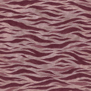 Abstract Tiger Stripe Wallpaper Burgundy And Dusty Pink design