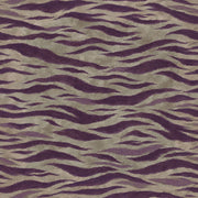 Purple Zebra Stripes Wallpaper Textured Taupe Background design