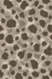 Leopard Spots Wallpaper Taupe Gray Neutral Animal Print design