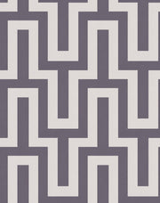 Greek Key Maze Wallpaper Gray And White Geometric design