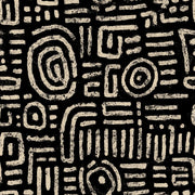 Abstract Geometric Wallpaper Tribal Symbols Hand Drawn Pattern Decorative Mural design