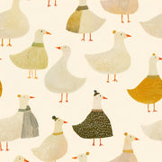 Geese Wallpaper Duck Pattern Scandinavian Decorative Mural design