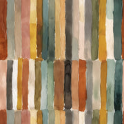 Abstract Watercolor Wallpaper Vertical Stripes Removable Earthy Palette Wall Decor design