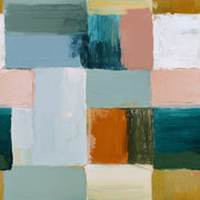 Abstract Wallpaper Geometric Blocks Color Block Decorative Mural design