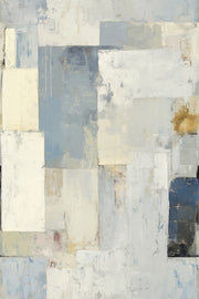 Abstract Geometric Blocks Wallpaper Textured Plaster Paint Scandinavian Contemporary Removable Wall Decor design