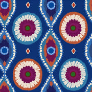 Bohemian Medallion Wallpaper Moroccan Inspired Ikat Tie Dye Effect Removable Wall Decor design