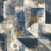 Grunge Texture Wallpaper Geometric Blocks Removable Diagonal Wall Decor design