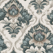 Damask Wallpaper Floral Ornamental Decorative Mural design