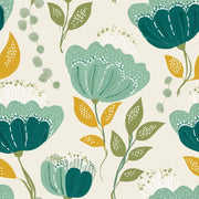 Botanical Wallpaper Scandinavian Removable Bright Wall Decor design